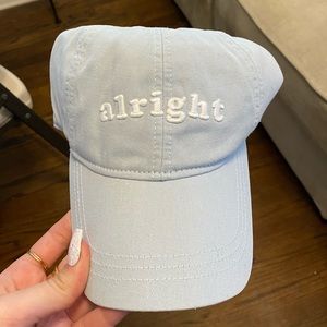 american eagle “alright” hat